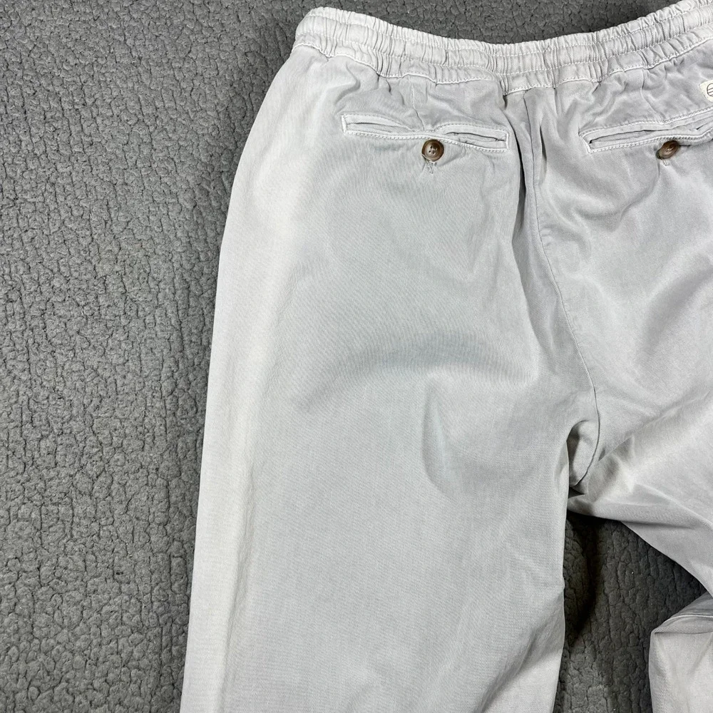 Marine Layer Saturday Joggers Mens Large Grey Athletic Fit Cotton Lyocell Pants
